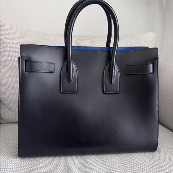 Saint Laurent Black Sac De Jour Bag - Picture 2 of 13
